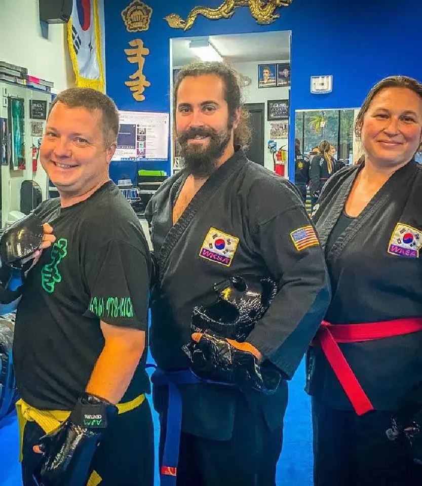 Attendees of the adult Kuk Sool martial arts class in O'Fallon.